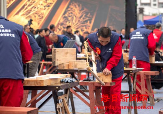 运城市古建行业职业技能竞赛在万荣举办
